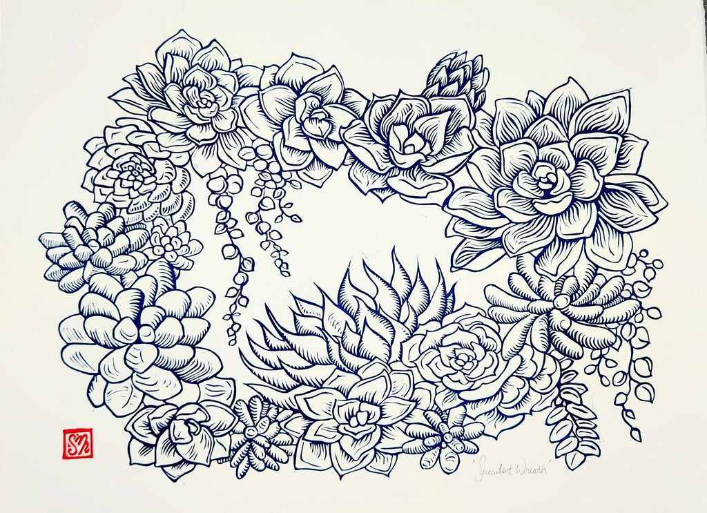 Succulent Wreath
