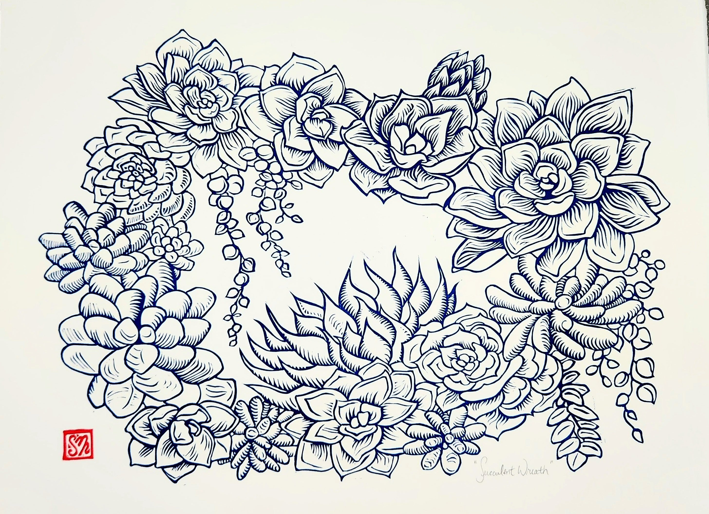 Succulent Wreath