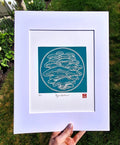 Oyster Mushroom, Teal