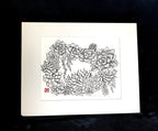 Succulent Wreath, print